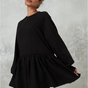 PETITE OVERSIZED SMOCK SWEATER